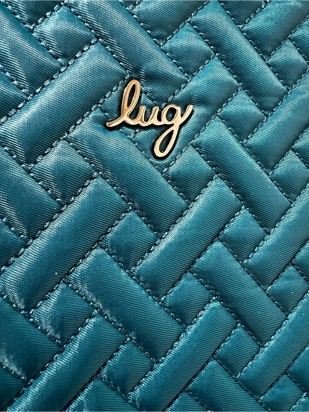 Lug Arpeggio - Quilted Tote - Ocean Blue - Picture 5 of 6